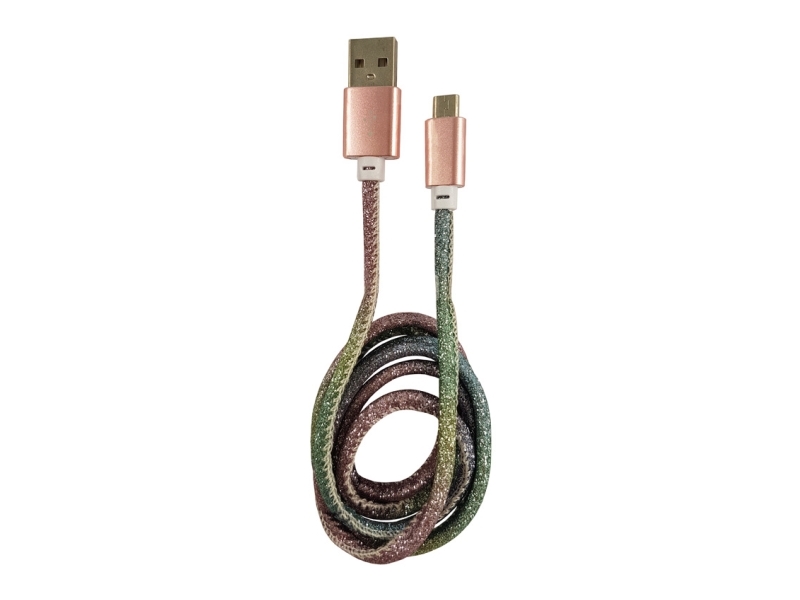 Lc-Power Lc-C-Usb-Micro-1M-4, 1 M, Usb A, Micro-Usb B, Mehrfarbig