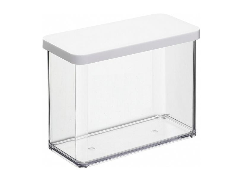 Rotho Loft, Box, Rechteckig, 2,1 L, Transparent, Weiß, Styrol-Acrylnitril (San), Schweiz