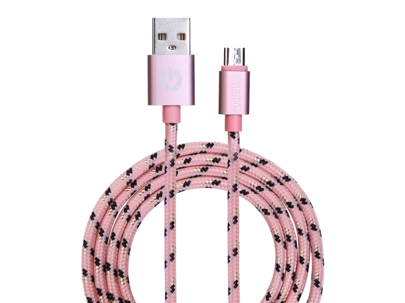Garbot C-05-10196, 1 M, Usb A, Micro-Usb B, Rosa