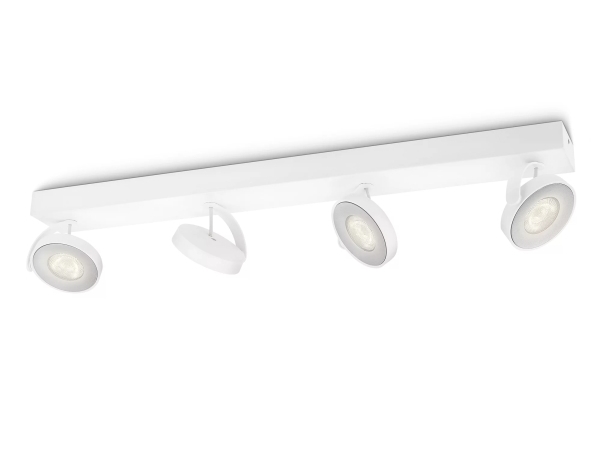Philips Dimmbare Led Clockwork Decken-/Wandspot, 4X, Strahler Oberflächenbeleuchtung, Nicht Austauschbare(S) Leuchtmittel, 4 Glühbirne(N), Led, 2700
