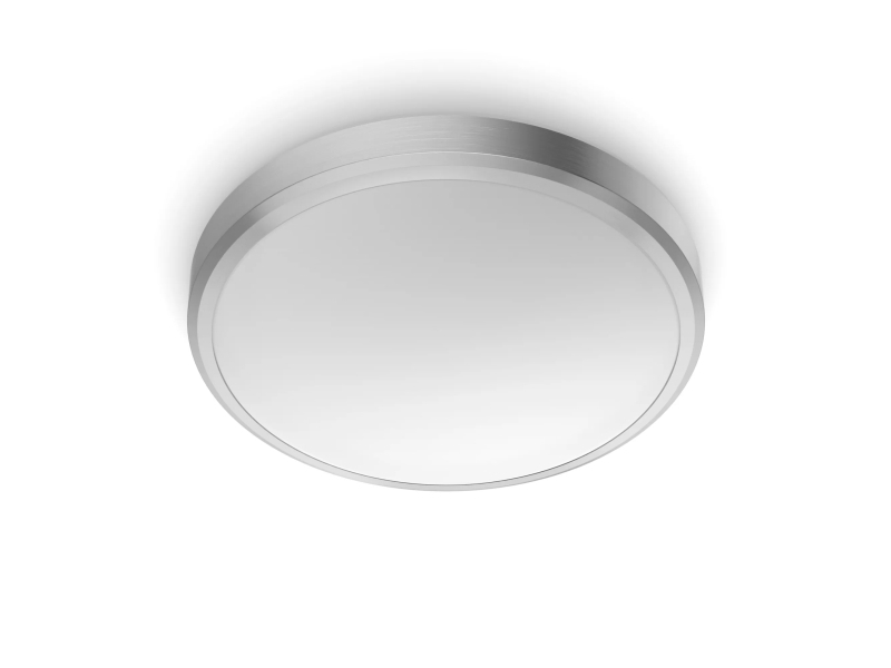 Philips Funktionel Doris Loftslampe, 17 W, Led, Ikke-Udskiftelig Pære , 1500 Lm, Ip44, Nikkel