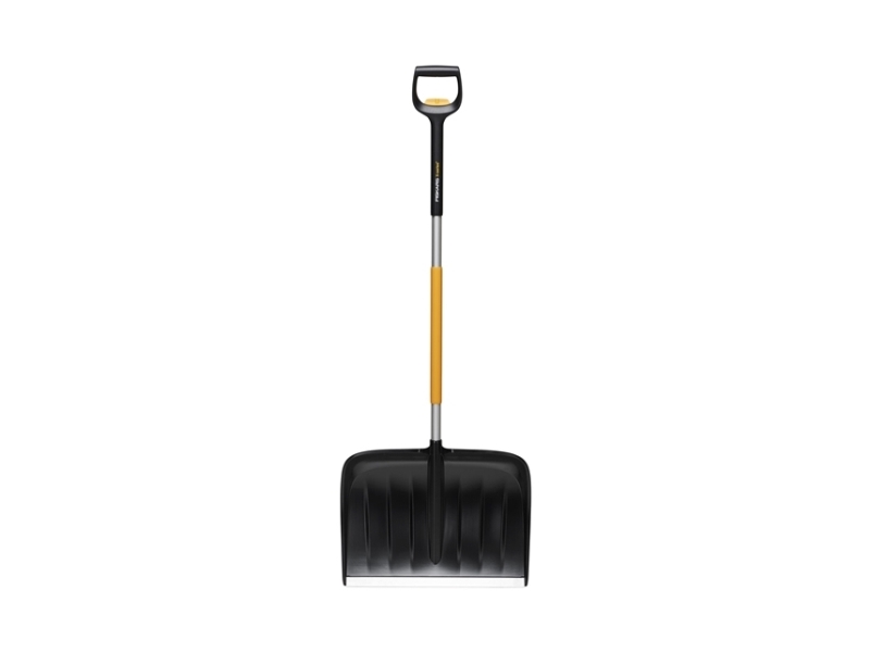Fiskars X-Series Teleskop-Schneeräumer, Schneeschaufel, Metall, Schwarz, Orange, Anpassbar, Ergonomisch, Polen, 53,2 Cm