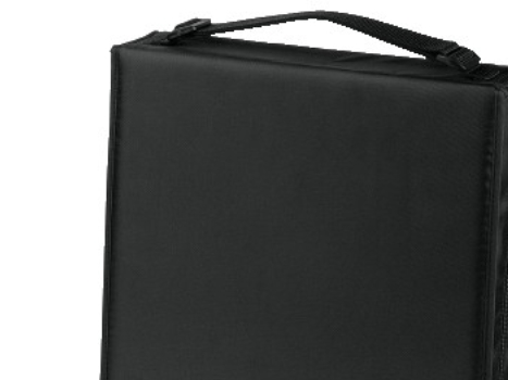Hama Cd Wallet Nylon 208, Black, 208 Disks, Schwarz, Nylon, 345 Mm, 320 Mm, 90 Mm