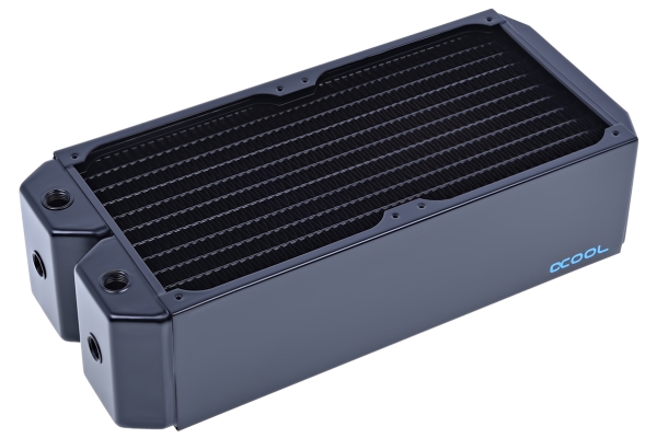 Alphacool Nexxxos Monsta, Radiator-Block, Messing, Kupfer, Stahl, Schwarz, 324 Mm, 144 Mm, 86 Mm