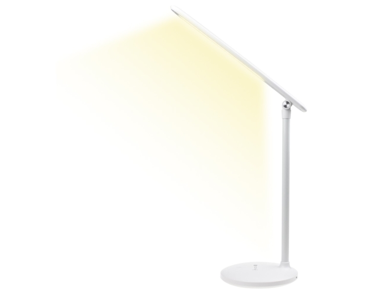 Techly I-Lamp-Dsk9, Weiß, Acrylnitril-Butadien-Styrol, Metall, Studie, 36 Glühlampe(N), 3 W, Led