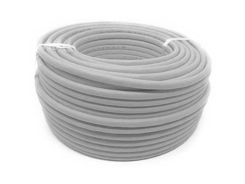 Techly Itp-C6u-Fl-100, 100 M, Cat6, U/Utp (Utp), Grau