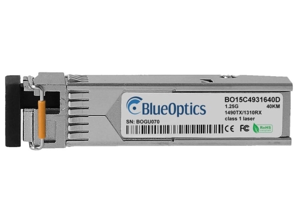 Blueoptics Sfp-Bxd43-40Km-At-Bo, Fiberoptisk, 1250 Mbit/S, Sfp, Lc, Bx-D, 40000 M