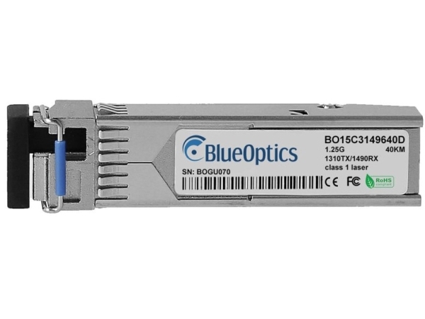 Blueoptics Sfp-Bxu34-40Km-Ee-Bo, Lichtwellenleiter, 1250 Mbps, Sfp, Lc, 9/125 Μm, Bx-U
