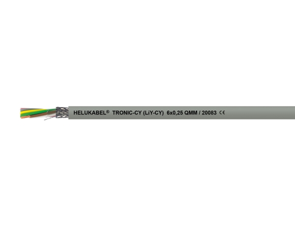 Helukabel Tronic-Cy, Niederspannungskabel, Grau, Polyvinylchlorid (Pvc), Polyvinylchlorid (Pvc), Cooper, -5 - 80 °C