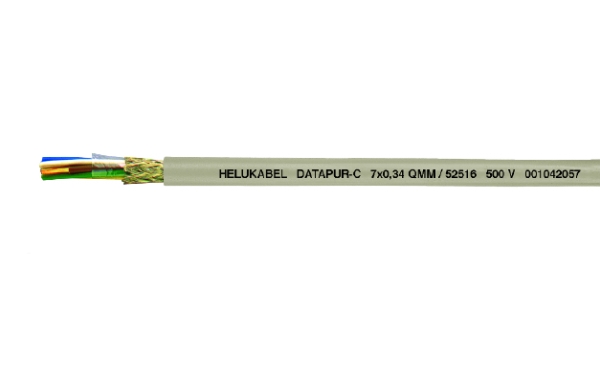 Helukabel Datapur-C, Niederspannungsleitung, Grau, Polyvinylchlorid (Pvc), Polyvinylchlorid (Pvc), Cooper, -5 - 80 °C