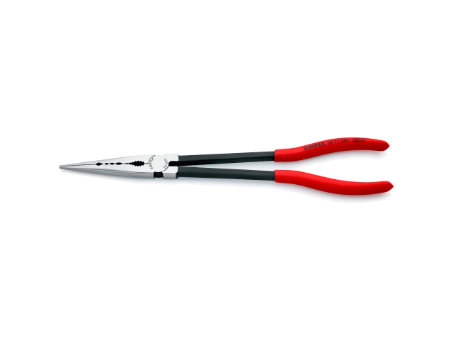Knipex 28 71 280, Nesetang, 2 cm, 7,65 cm, 9 mm, Plast, Sort, Rød