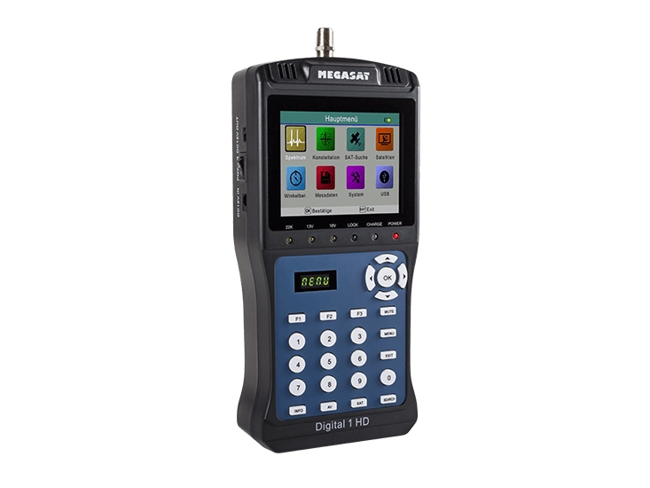 Megasat Digital 1 HD, 950 - 2150 MHz, 1 stk, Sort, Blå, Digital, F, 12 V