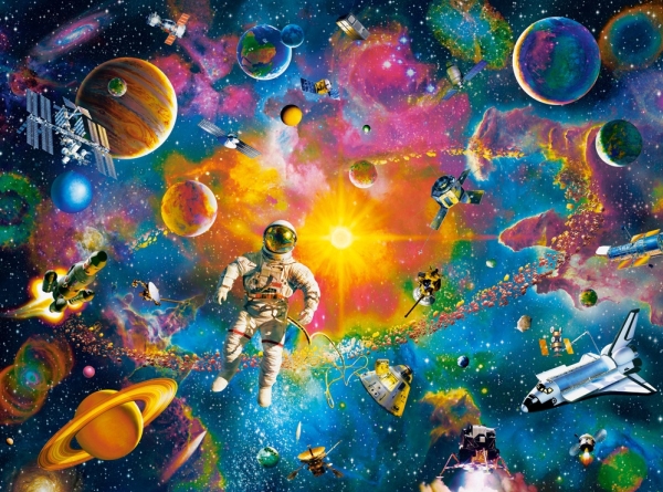 Puzzle 2000 Elemente Kosmos