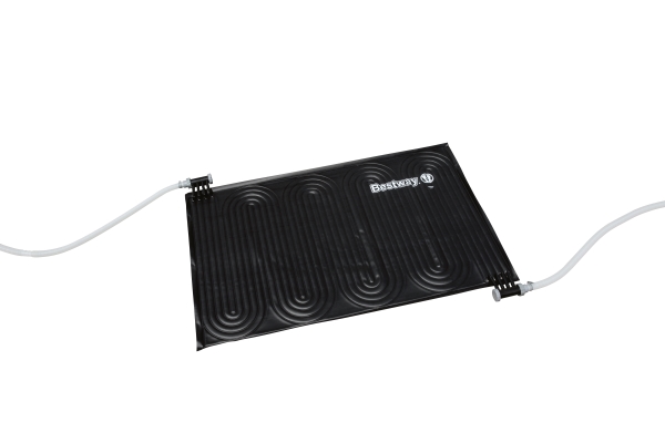 Bestway Solarpoolheizung „Clean Sun Powered Pool Pad“, Solarmatte Poolheizung, Schwarz, Polyvinylchlorid (Pvc), 1,46 M², 3 - 5 °C, 1100 Mm