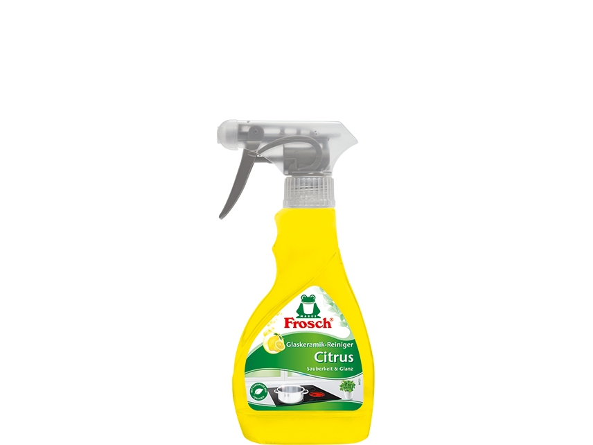 Frosch 5733, Komfur, Væske, 300 Ml, Keramisk, Glas, Sprayflaske, Twist Nozzle To Open. Spray Onto The Cooled Surface, Allow To Take Effect Briefly An