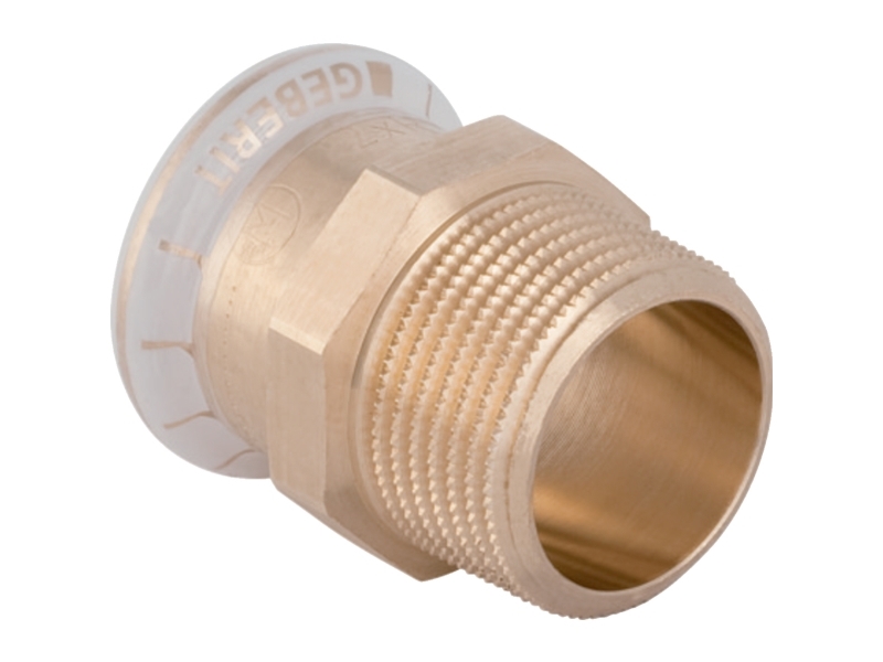 Geberit 61704, Schlauchanschluss, Kupfer