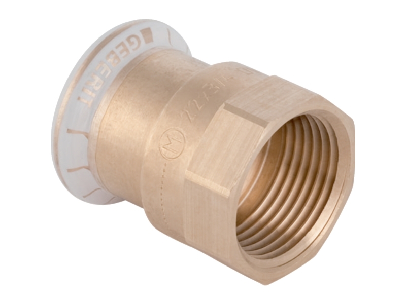 18 mm x 3/4" Overgang CU muffe/muffe Mapress