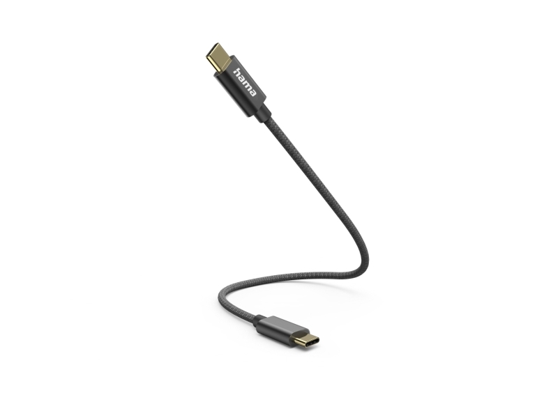 Hama 00201604, 0,2 M, Usb C, Usb C, Usb 2.0, 0,48 Gbit/S, Schwarz