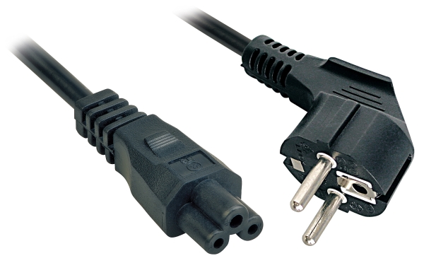 Lindy 3M, Cee 7/7 - Iec 320 C5, 3 M, Cee7/7, C5-Stecker