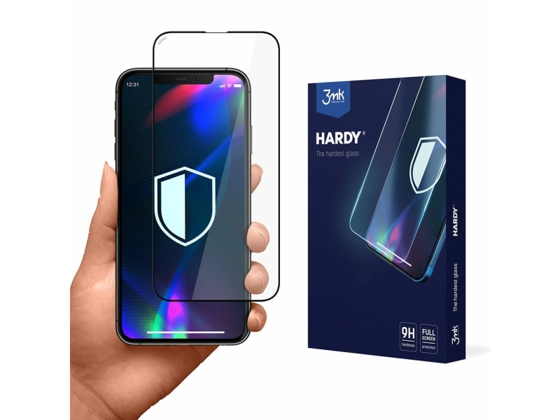 3Mk Hardy Schutzglas Für Lcd Apple Iphone 13 Pro Max/14 Plus Schwarz