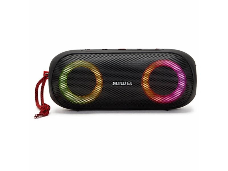 Aiwa Bst-650Bk, 20 W, 60 - 20000 Hz, Trådløs, 10 M, Usb Type-C, Bærbar Mono Højttaler