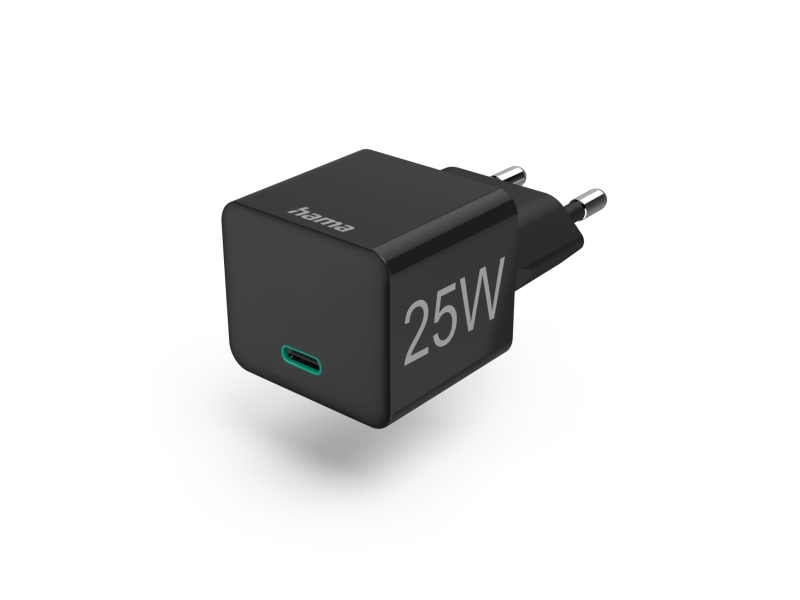 Hama Mini 25W, Pd/Qc 3.0, Sort