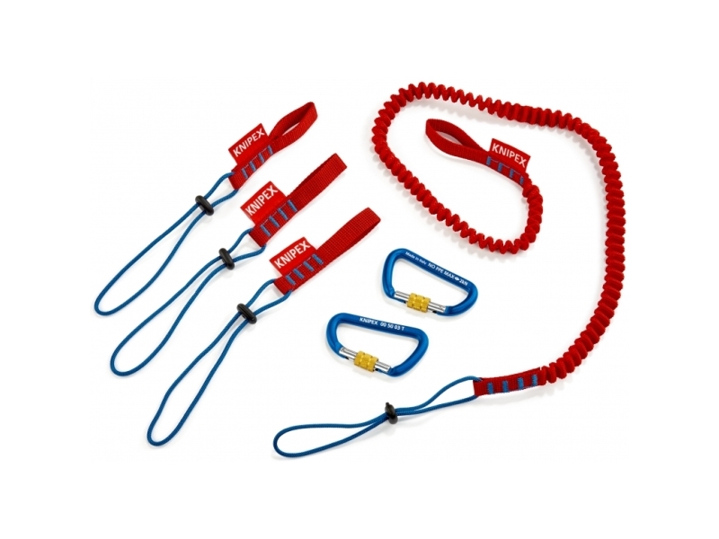 Knipex vrktjssikringssystem - st med fangline, adapter-strop og karabiner
