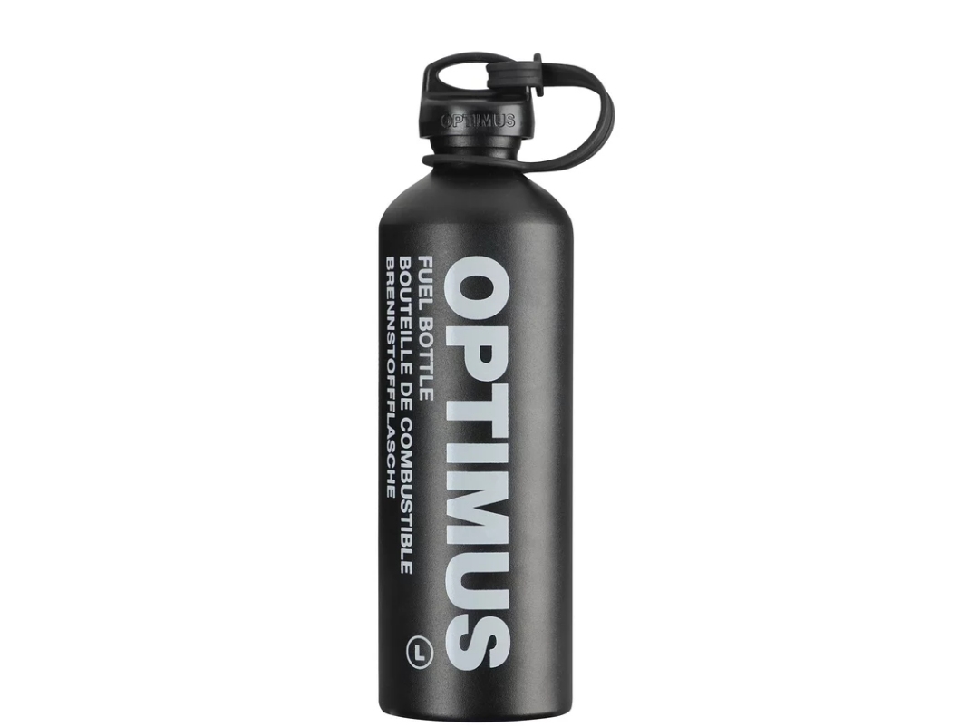 Optimus 8021022, Brennstoffflasche, Aluminium, Schwarz, 1 L, 251 G, 8 Cm