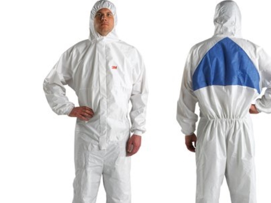 3M 4540+L, Blau, Weiß, L, Strahlenbeständig, Spritzwassergeschützt, En 1149-5 - Electrostatic Properties,? En 1073-2 Particulate Radioactive Contamin