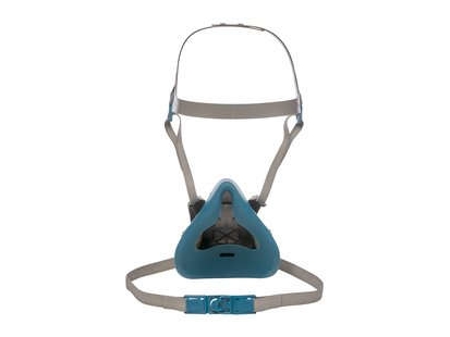 3M 70071668159, Halvmaske respirator, Luftrensende åndedrætsværn, Teal, Silikone