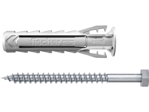 Fischer 567829, Skrue Og Vægstiksæt, Autoklaveret Gasbeton, Mursten, Beton, Gipsblok, Murerarbejde, Nylon, Tyskland, 1,2 Cm, 60 Mm