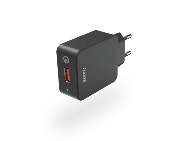 Hama Qualcomm Quick Charge 3.0, Indendørs, Vekselstrøm, 12 V, Sort
