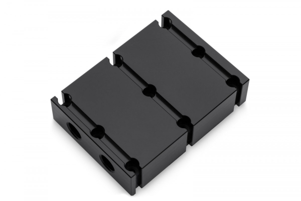 EK Water Blocks 3831109814017, Vandblokke-bro, Acetal, Polyoxymethylen (POM), Sort, 1/4, Bundkort