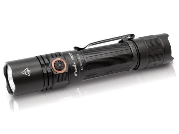 Fenix PD35 V3.0, Hand lommelygte, Sort, Aluminium, IP68, LED, 50000 t