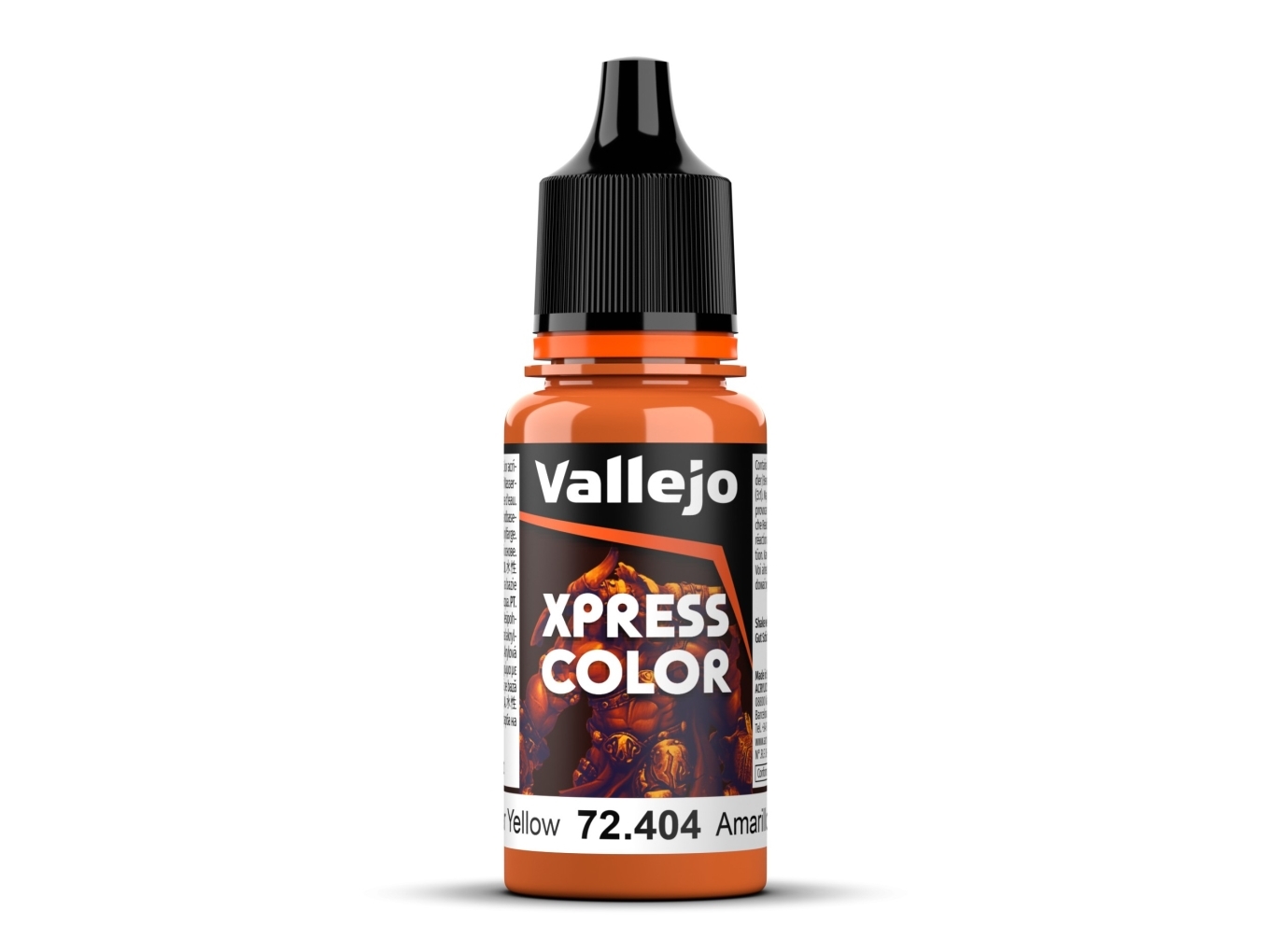 Vallejo 72.404, Gul, Akrylmaling, Væske, 18 Ml, 1 Stk