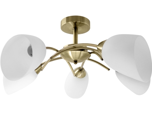 Activejet Klassisk Loft Lysekrone Vedhæng Lampe Nikita Patina 5Xe27 Til Stuen, 5 Pære(R ), E27, Ip20