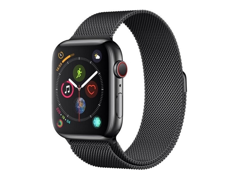 Devia 325083Bk Milanese Loop 44Mm Sblk, Band, Smartwatch, Sort, Apple, Apple Watch 44Mm, Rustfrit Stål