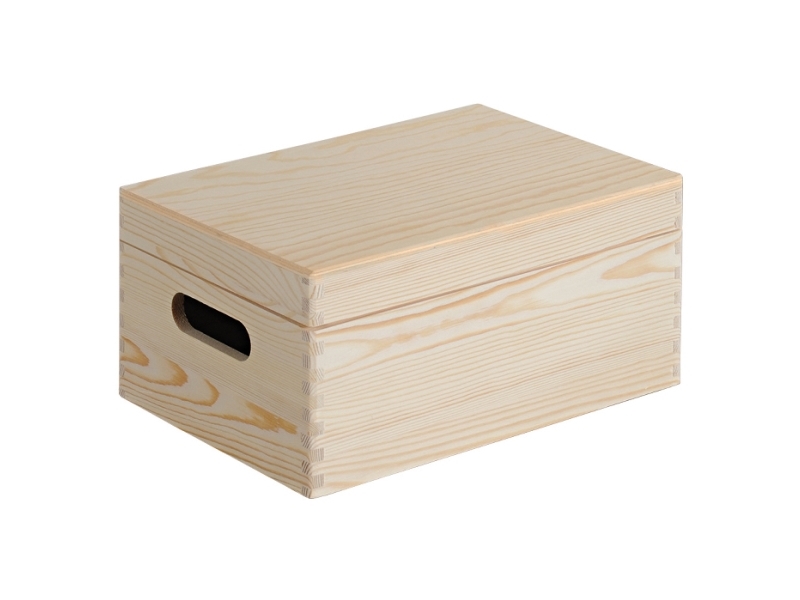Kesper 69401, Aufbewahrungsbox, Holz, Rechteckig, Pinienwald, Einfarbig, Drinnen