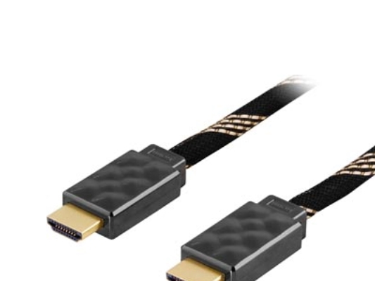 Deltaco - Hdmi-Kabel Med Ethernet - Hdmi Han Bis Hdmi Han - 3 M - Sort, Gul