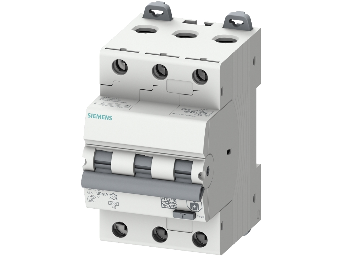 Siemens 5SU16367FP16 fejlstrømsafbryder/ledningsafbryder, 6 A, IP20