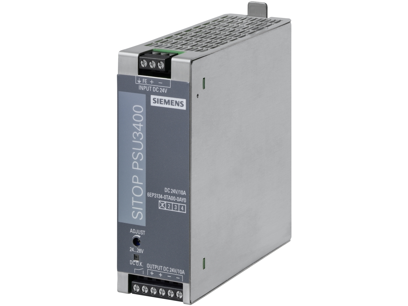 Siemens 6EP31340TA000AY0 strømforsyning til DIN-skinne Indhold: 1 stk., 260 W, 42 mm, 125 mm