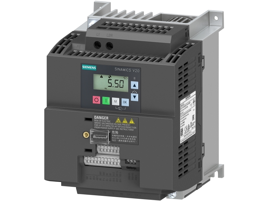 Siemens 6SL3210-5BB22-2BV1, U converter, IP20, 200 - 240 V, 240 V, 550 Hz, 176,5 mm