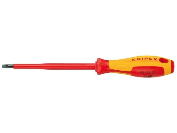 Knipex VDE VDE Kærv-skruetrækker Klinge-bredde: 2.5 mm Klinge-længde: 75 mm DIN EN 60900