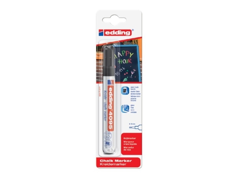Edding Kreidemarker E-4095 Edding, 2-3Mm, Blister, Schwarz