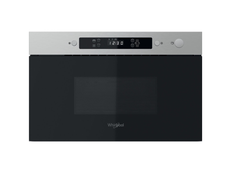 Whirlpool Microwaves, Kiinteä, Solo-mikroaaltouuni, 22 L, 750 W, Sisäänrakennettu näyttö, LCD