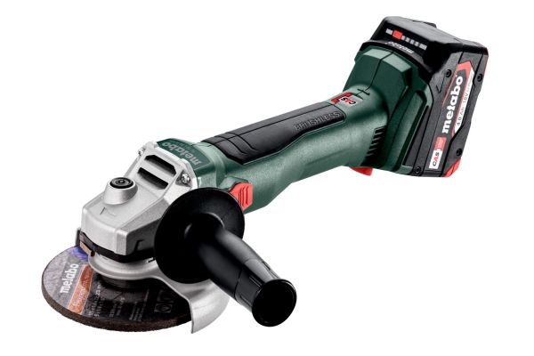 Metabo W 18 L Bl 9-125, 10000 Rpm, 12,5 Cm, Batteri, 4 At, 1,5 Kg, Børsteløs Motor