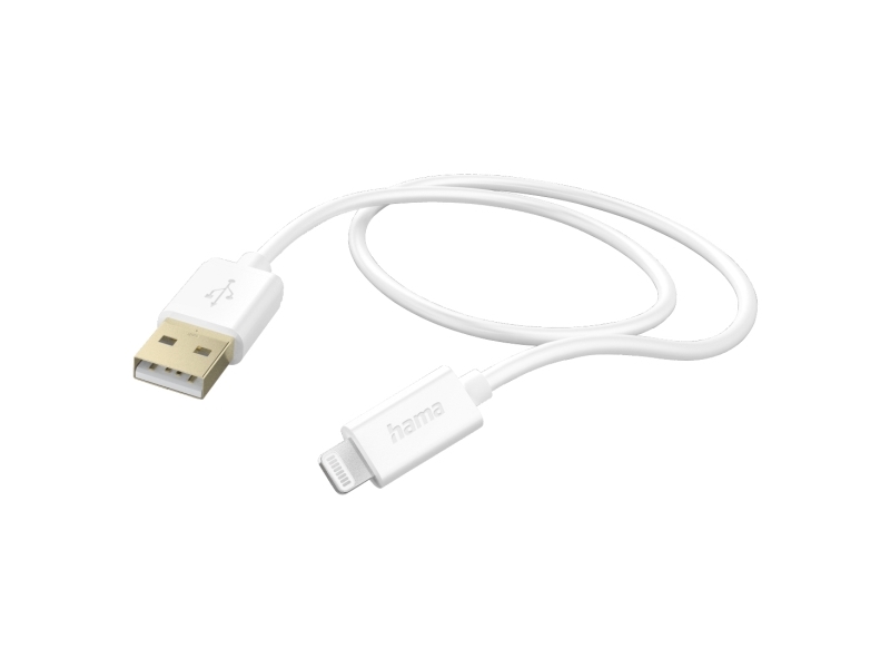 Hama 00201581, 1,5 M, Lightning, Usb A, Hanstik, Hanstik, Hvid