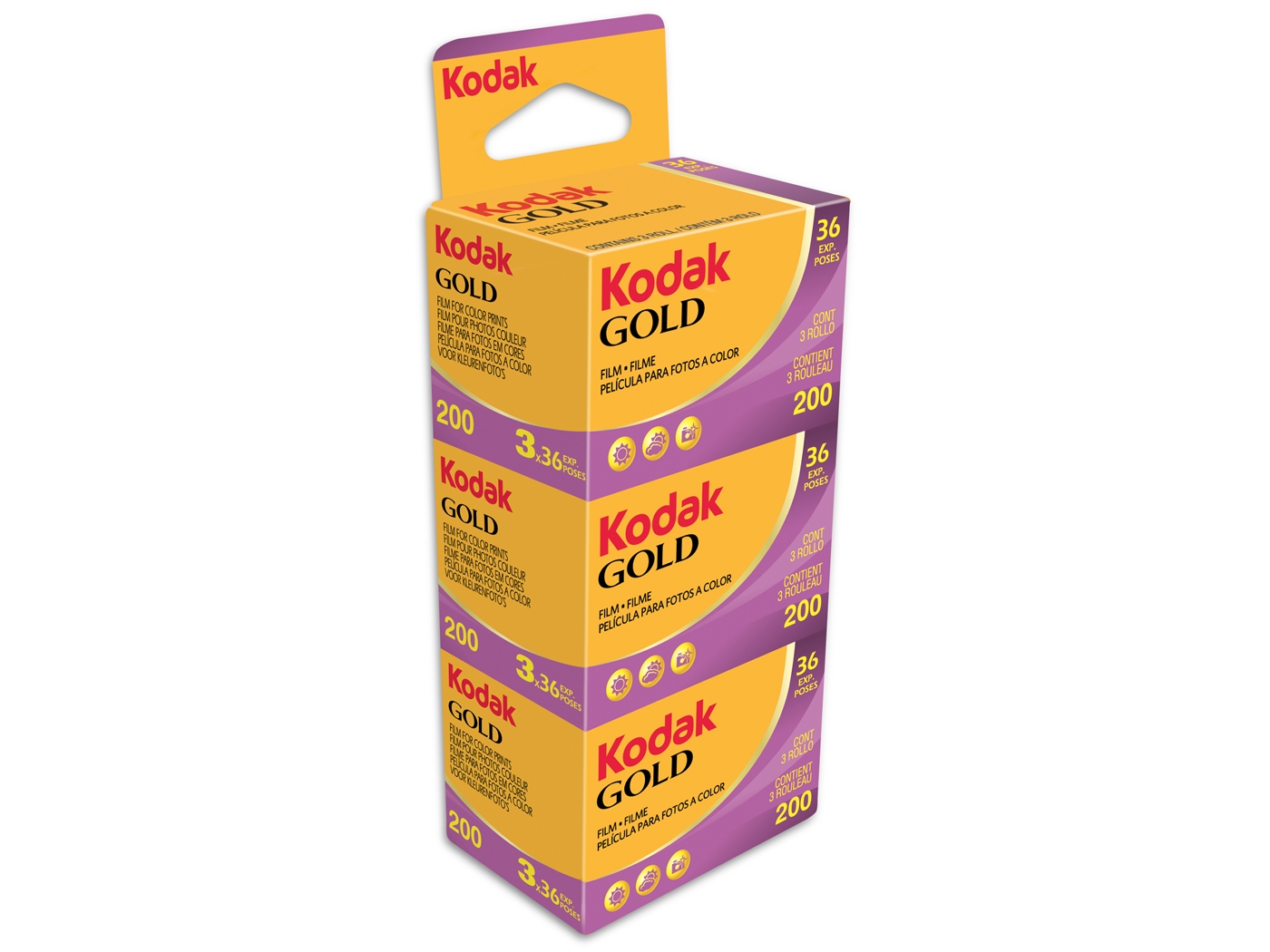 Kodak Gold 200, 3 Stück(E)