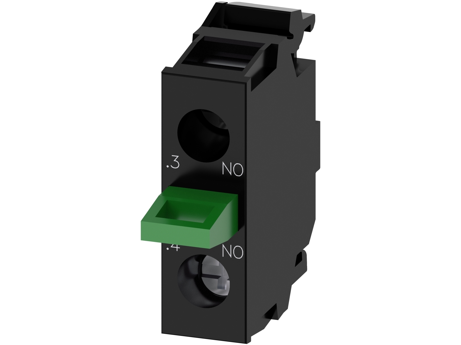 Siemens 3SU14002AA101BA0, Skrue, Sort, IP40 IP20 EAC UL cUL, Vekselstrøm, DC, 5 - 500 V, 50 / 60 Hz