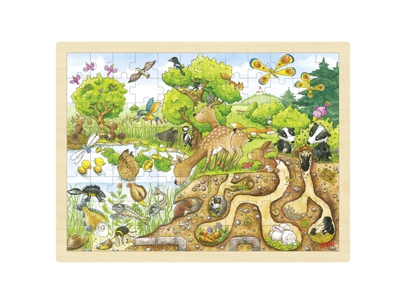 Goki 57582, 96 Stück(E), Flora & Fauna, 3 Jahr(E)